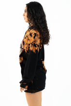 Load image into Gallery viewer, EQULIBRIUM TIE DYE HOODIE BLACK