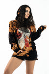 EQULIBRIUM TIE DYE HOODIE BLACK