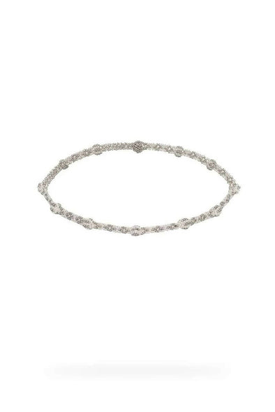 UNITY RATTLESNAKE CHOKER - SILVER/PLATINUM