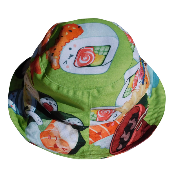 Sushi and Nigiri Unisex Double-Sized Bucket Hat