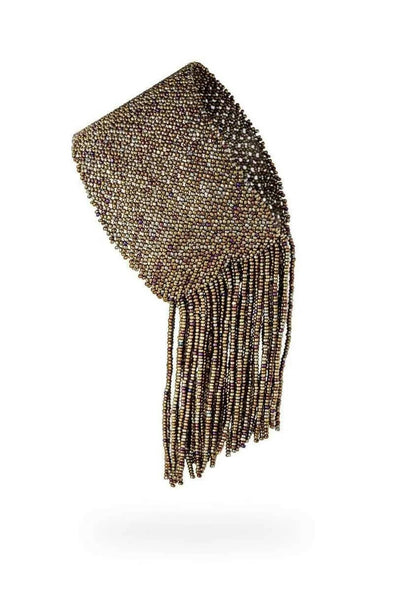 FRINGE BRACELET - IRIS BROWN