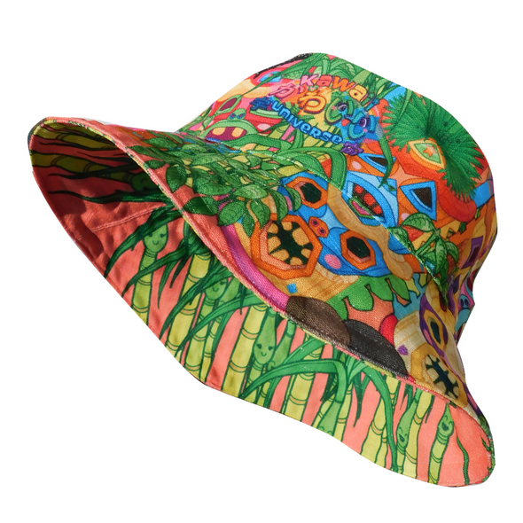 Miami Tiki Totems Unisex Double-Sized Bucket Hat