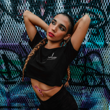 Load image into Gallery viewer, TRUST THE PROCESS CROP TOP