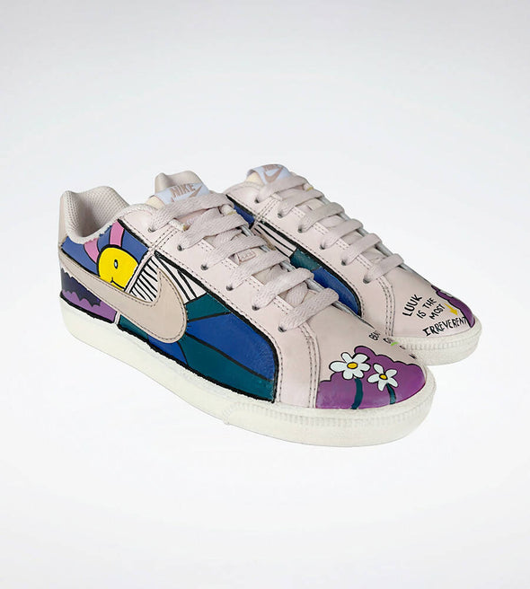 Hand-painted sneakers Life is beautiful