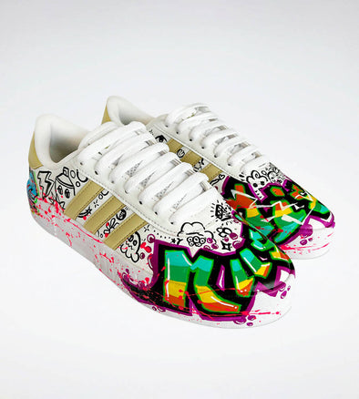Hand-painted sneakers Disco