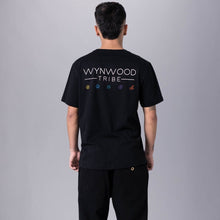 Load image into Gallery viewer, WYNWOOD TRIBE MEN&#39;S T-SHIRT BLACK