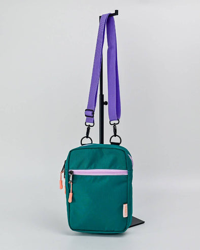 Keep Nature Wild - Crossbody Bag | Teal/Lavender