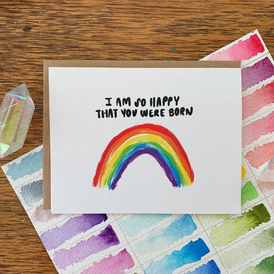 Jess Weymouth - Rainbow Greeting Card