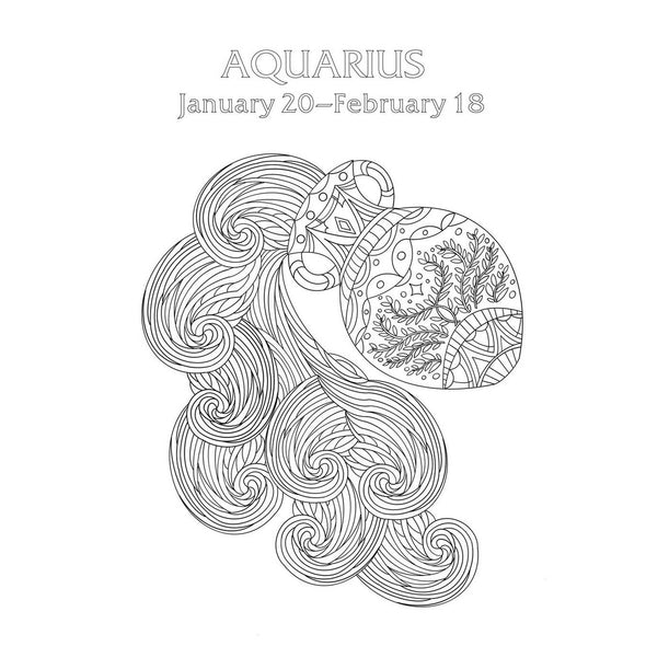 Aquarius: Your Cosmic Coloring Book
