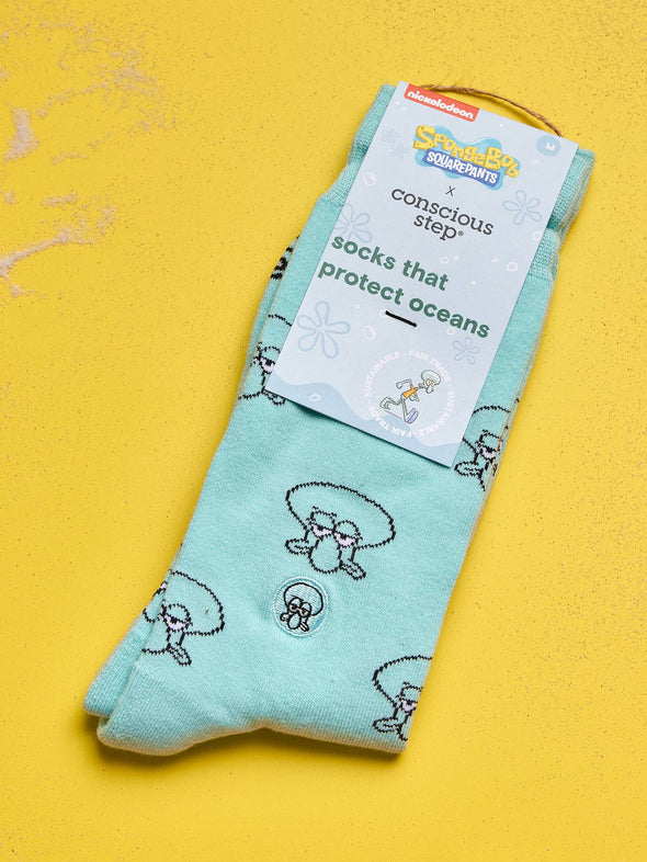 Squidward Socks that Protect Oceans