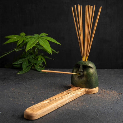 Troy Touch - Handmade Incense Holder, Incense Stick Holder, Stone Incense