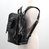 PROTRUDED SKULL HEAD W/ ZIPPER DETAILS BACKPACK