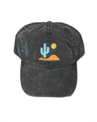 Keep Nature Wild - Lone Cactus Dad Hat | Faded Black