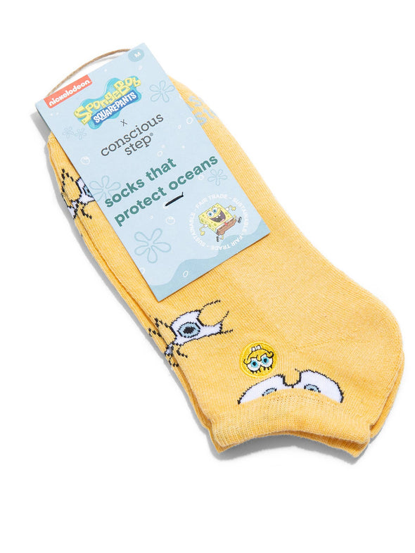 SpongeBob Ankle Socks that Protect Oceans