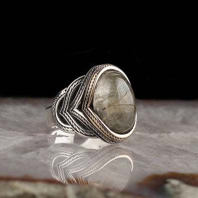 Sterling Silver Rutilated Quartz Ring