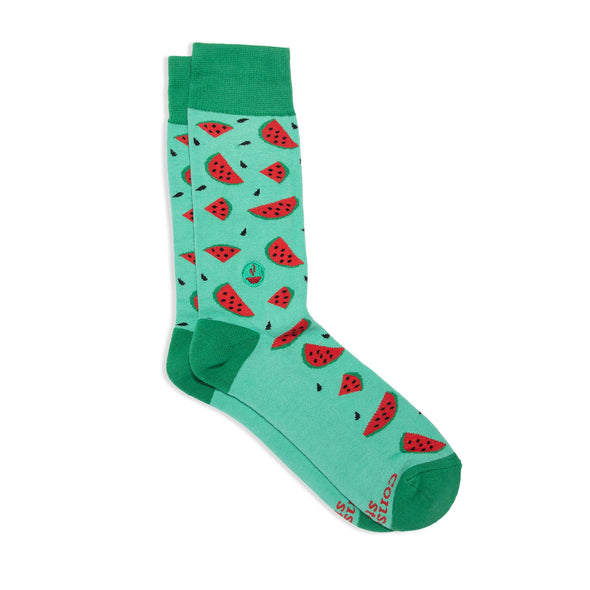 Socks that Provide Meals (Juicy Watermelon)