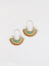 Multi Color Petite Rainbow Earrings
