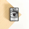Eye Curse Protect Quirky Black White Funky Slide Box
