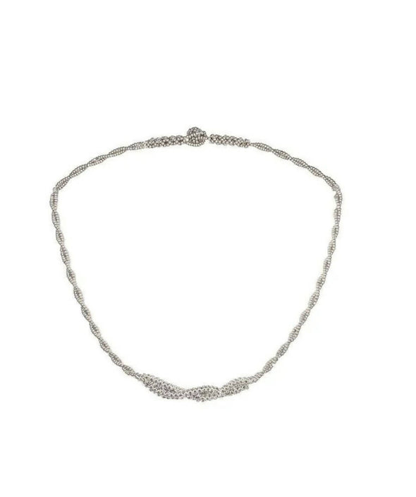 TWISTED NECKLACE - PLATINUM