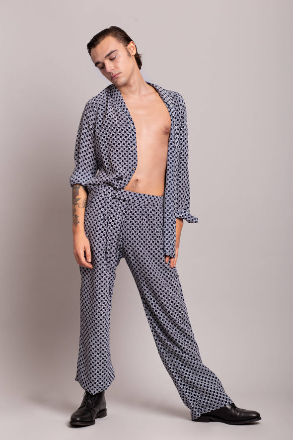 PJ TROUSERS CIRCLE PRINT