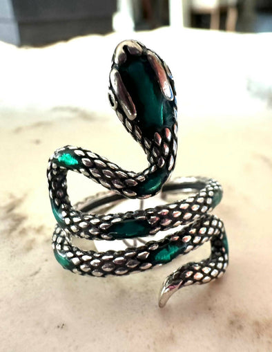 Snake turquoise ring Graciela